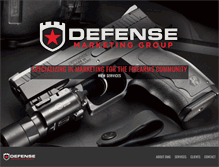 Tablet Screenshot of defensemk.com